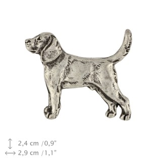 Beagle pin posrebrzony Art-Dog